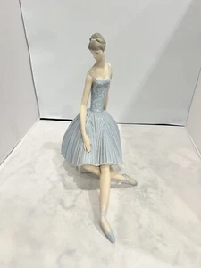 Lladro retired gloss Figurine "Waiting Backstage" Ballerina 14.75” Beautiful - Picture 1 of 4