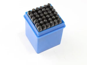 Schlagzahlen Schlagbuchstaben Set 4mm 36-tlg Stanzen Gravur Stempel - Bild 1 von 1
