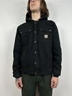 Men's Carhartt Washed Duck Sherpa Lined Hoodie Jacket Size M