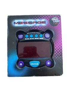 GM Luz Mensaje CAJA LED Luz Letrero Programable Desplazamiento Reloj Función En Caja - Imagen 1 de 8