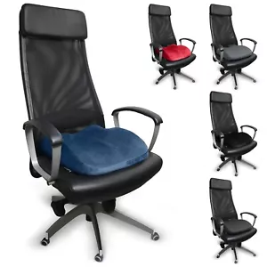 Memory Foam Sitzkissen Kissen Kissen Orthopädische Rückenstütze Bürostuhl Schreibtisch UK - Bild 1 von 31