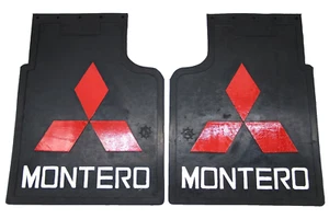 Se adapta a Mitsubishi Montero 1982-1990 aletas de barro rojo 15,5"" x 11,5"" goma - Imagen 1 de 7