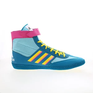 Adidas Combat Speed 5 G25907 Mens Blue Synthetic Athletic Wrestling Shoes 16 - Picture 1 of 4