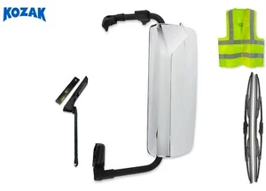 Espejo de puerta cromado eléctrico térmico lado del conductor compatible con Volvo VNL 2004-2024 - Imagen 1 de 9