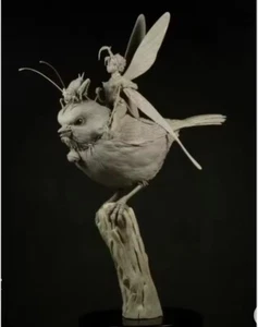1/24 resin figures model Fantasy Fairy On Bird Unassembled Unpainted - Picture 1 of 1