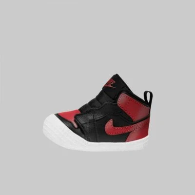 Nike Air Jordan 1 Botín de Cuna Talla Alta 4C Negro Universitario Bebé Real Recién Nacido Foto 1 de 4