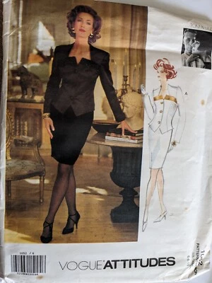 Vogue Pattern 1052 Tom and Linda Platt - Skirt and Jacket - Uncut  - Image 1 of 3
