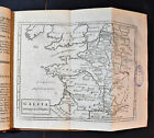1786 Original Geographic Map GALLIA ANTIQUA TRANSALPINA.Francia.Christ.CELLARIUS