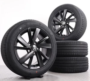 16Zoll Sommerräder VW eGolf Original Alufelgen schwarz matt 205/55R16 6,5x16ET46 - Bild 1 von 7