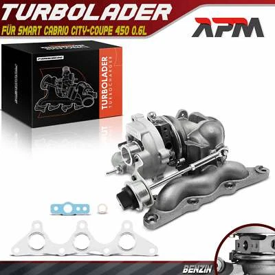 Turbolader Abgasturbolader für Smart Cabrio City-Coupe 450 0.6L A1600960499 - Bild 1 von 4