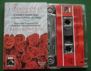 Famous Opera Choruses Chorus & Orch ROH Covent Garden Haitink Cassette Tape - Picture 1 of 3