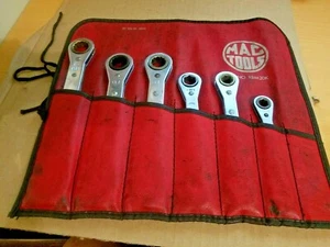 Mac Tools Metric 6&12 Point Double Box End Ratcheting Wrench Set 20-9mm Set 6pcs - Picture 1 of 5