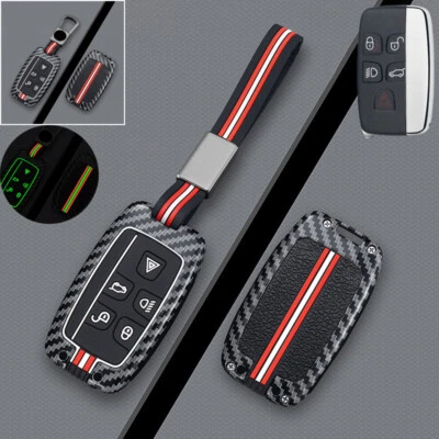 Zinc Alloy Silicone Car Smart Key Case Cover For Land Rover LR2 LR4 Discovery Foto 1 de 4