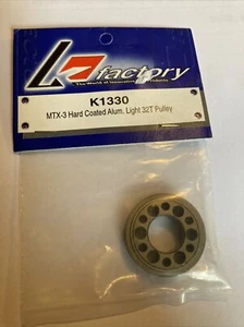 K FACTORY K1330 MTX3 HARD COATED ALUMINIUM LIGHT 32T PULLEY SPECIAL SIZE - Picture 1 of 3