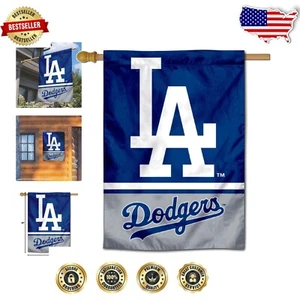 Officially Licensed Dodgers Flag - 28x40 Double-Sided Polyester House Banner - Picture 1 of 6