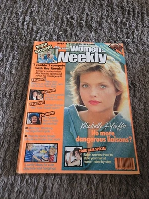 Women's Weekly Magazine March 1990-Michelle Pfeiffer - Image 1 of 2