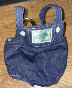 VINTAGE Cabbage Patch Kids 1983 Denim Bib Overall Shorts Blue Jeans Original - Picture 1 of 2