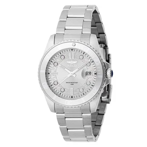 Invicta Women's 46687 Pro Diver Quartz 3 Hand Silver Dial Watch - Picture 1 of 4