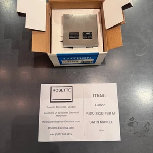 Lutron Rania - RIDU 252B - Satin Nickel - With 12 Month Warranty - Inc VAT* - Picture 1 of 2