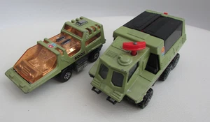 Matchbox Battle Kings K-111 Green Missile Launcher & K2001 Raider Command - Picture 1 of 7