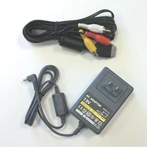 Slim PS1 PlayStation 1 Psone Hookup Connection Kit Power AV 2PCS Brand New 2Z - Picture 1 of 3