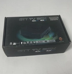 MXQ OTT TV Box 4x CPU GPU Android KitKat Internet TV Box 1080p Brand NEW - Picture 1 of 5