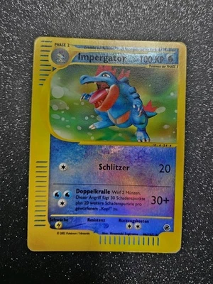 Pokemon Karte Impergator 46/165 Deutsch Expedition Reverse Holo - Bild 1 von 4