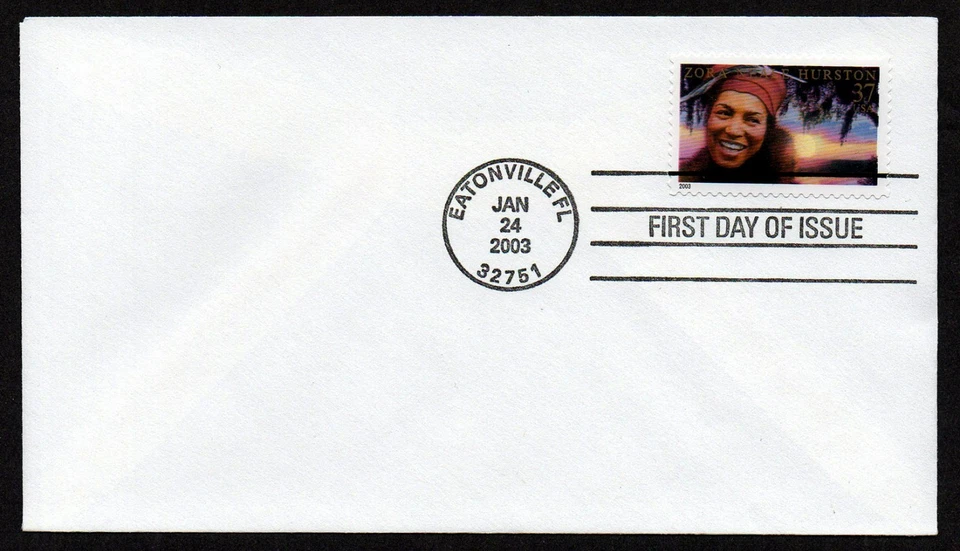 USA, SCOTT # 3748, BLANK FDC COVER - NOVELIST ZORA NEALE HURSTON, YEAR 2003 - Image 1 of 1