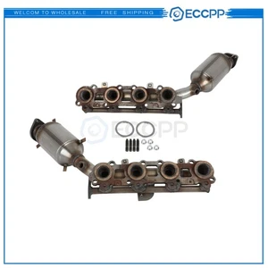 Pair Manifold Catalytic Converter for Lexus GX470 Toyota 4Runner 4.7L V8 2005-09 - Picture 1 of 9