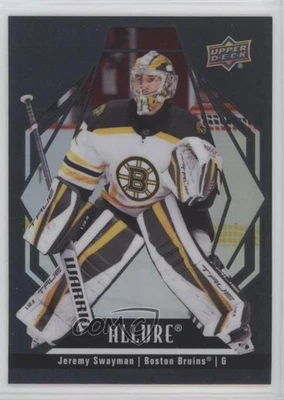 2022-23 Upper Deck Allure Black Rainbow Jeremy Swayman #93 - Image 1 of 2