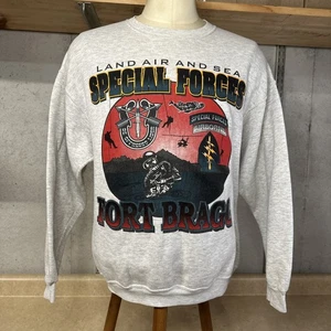Vintage Lee Special Forces Fort Bragg Crewneck Sweatshirt Herren L Army Military - Bild 1 von 5