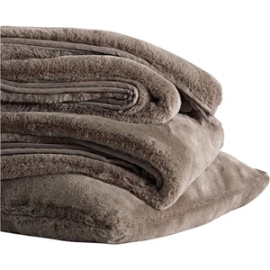 Branded Luxury Plush Sofa Throw Blanket Soft Faux Fur Reversible Cosy Warm UK - Picture 1 of 1