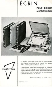 Publicité électrophone tourne-disques Image & Son Ecrin pour disques microsillon - Imagen 1 de 1
