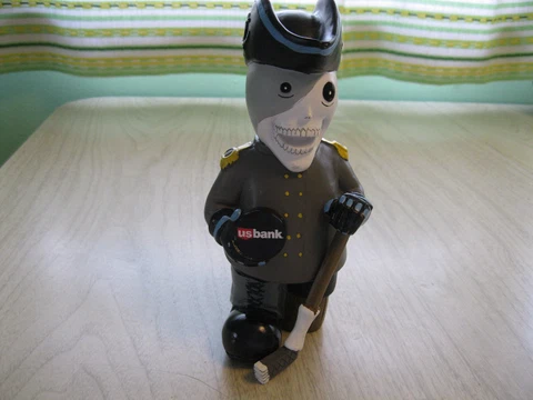Milwaukee Admirals Mascot Skating Skeleton Pirate Gnome - Bobble Dobbles - New Cover
