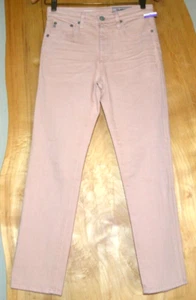 AG Adriano Goldschmied Jeans 26 Isabelle High Rise Straight Crop Coral SYG NWT - Picture 1 of 5