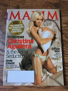 Maxim Magazine 2007, March Issue, Christina Aguilera Cover - Imagen 1 de 1