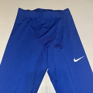 Nike Compression Legging Royal Blue Small Zipper Calves Neu mit Etikett - Bild 1 von 7