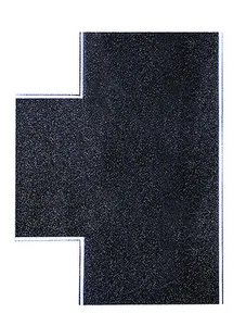 Vollmer 48263, H0 Straßenplatte Asphalt, 90°-Einmündung, L 15,5 x B 13 cm - Picture 1 of 2