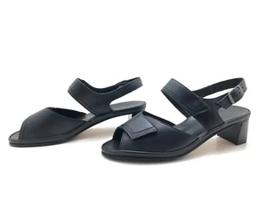Semler Damen Sandalen Gr. 37,5 Sandaletten Riemchensandalen Komfortschuh Schwarz - Bild 1 von 4