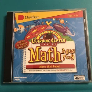 Davidson's Learning Center Series Math Ages 7-9 Windows/Macintosh - Picture 1 of 4