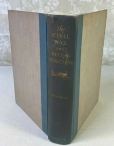 La Guerra Civil y Reconstrucción por J G Randall 1937 D C Heath & Company - Imagen 1 de 8