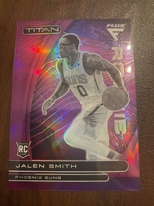 2020-21 Panini Flux Titan Rookie #52 Jalen Smith Purple /25 Phoenix Suns