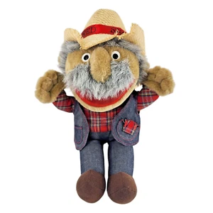 SHOT GUN RED Vintage Hee Haw 14'' Plush Stuffed Doll Grandpa Cowboy TV Show - Picture 1 of 11