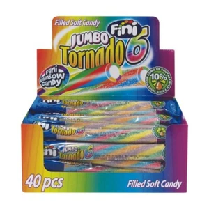 40pk Fini Sour Jumbo Tornado Bars 50g - Picture 1 of 1