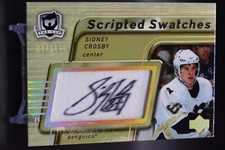 2005-06 Upper Deck The Cup Scripted Swatches Sidney Crosby SS-SC 2/10 RARE !!!