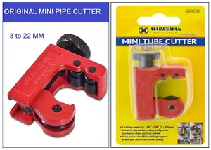 SMALL PIPE CUTTER 3mm - 22mm Mini Tube Slicer Wheel Pipeslice Cut Copper/Plastic - Picture 1 of 3