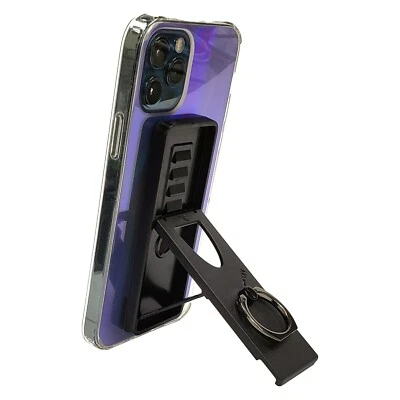 Cell Phone Ring Holder – Metal Finger Grip Ring Phone Holder, Adjustable Angles - Image 1 of 4