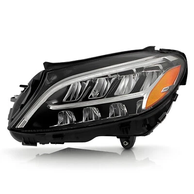 LED Headlight 6-Pins For 2021-2022 Mercedes Benz C Class w/o Cornering Lamp Left Foto 1 de 4