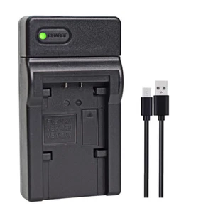 VW-VBK180 Battery Charger For Panasonic HC-V10 HC-V100 HC-V500 HC-V700 HC-V707 - Picture 1 of 10