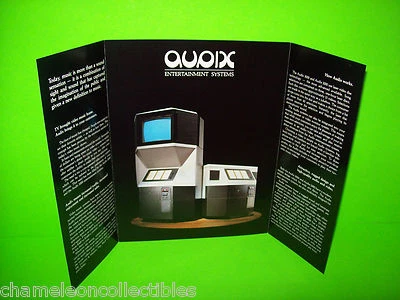 VIDEO MUSIC By AUDIX 1980s ORIGINAL JUKEBOX PHONOGRAPH MUSIC VIDEOS SALES FLYER - Image 1 of 3